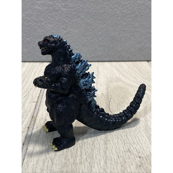 Vintage 1994 Trendmasters Godzilla King Of The Monsters Vinyl Figure Toho 4" - Picture 1 of 7